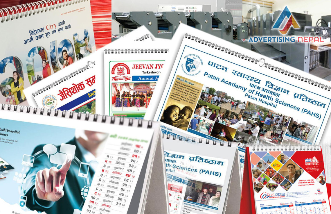 Best and Professional Calendar Printing Press in Kathmandu 2080